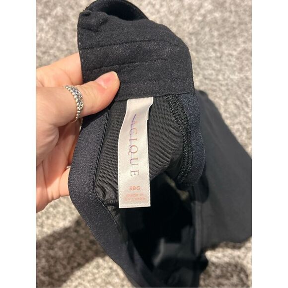 Cacique lightly lined full coverage black bra size 38G C32-4 - Picture 3 of 4